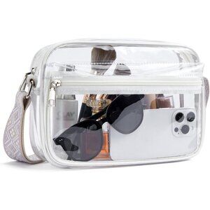 Small Designer Crossbody 6-clearwhite Bag Women Cell Phone Purse Shoulder Wallet